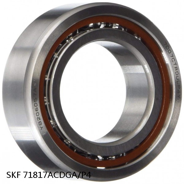 71817ACDGA/P4 SKF Super Precision,Super Precision Bearings,Super Precision Angular Contact,71800 Series,25 Degree Contact Angle